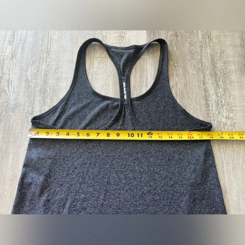 Calvin Klein Performance Heather Gray T-Back Workout Tank Top Women’s Medium - Picture 4 of 8